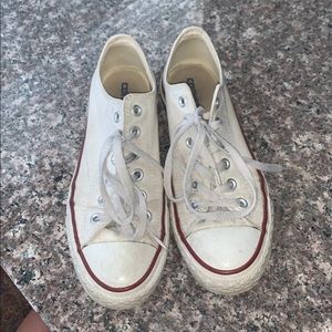 White Low Top Converse